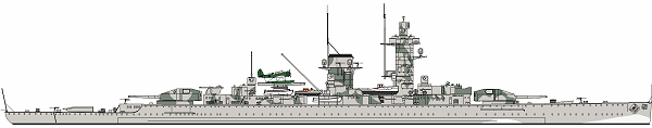 Graf Spee Drawing