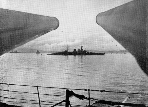 HMS Hood in Scapa Flow